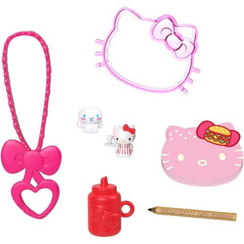 Mattel Hello Kitty And Friends Minis Hamburger Diner Playset GVB27 / GVB28 887961921786