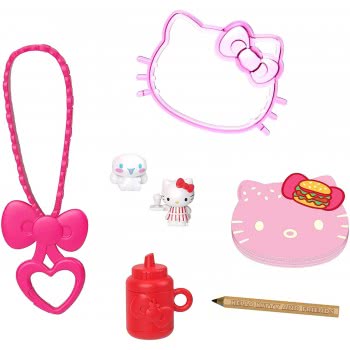 Mattel Hello Kitty And Friends Minis Hamburger Diner Σετ Με Σημειωματάριο GVB27 / GVB28 887961921786