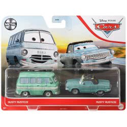 Mattel Disney Pixar Cars Metal Series [Dusty Rusteze And Rusty Rusteze] 1:55 Scale Double Pack DXV99 / GXG74 887961956573
