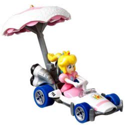 Mattel Diecast Hot Wheels Mario Kart Princess Peach Με Ανεμόπτερο GVD30 / GVD36 887961923278