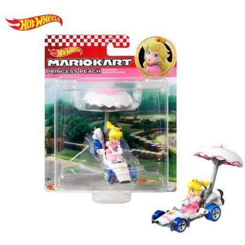 Mattel Diecast Hot Wheels Mario Kart Princess Peach Με Ανεμόπτερο GVD30 / GVD36 887961923278