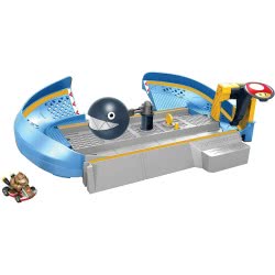 Mattel Hot Wheels Mario Kart Track Set Assortment 4 Different Tracks With Mario Kart 1:64 Scale Vehicles And Nemesis GCP26 / GKY