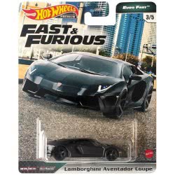 Mattel Diecast Hot Wheels Fast Και Furious Euro Fast Lamborghini Aventador Coupe Black GBW75 / GXV65 887961963076
