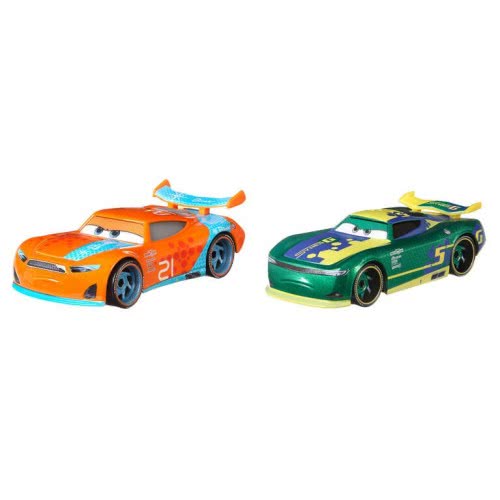 Mattel Disney Pixar Cars Ryan Inside Laney And Eric Braker Αυτοκινητάκια Σετ Των 2 DXV99 / GRR21 887961910315