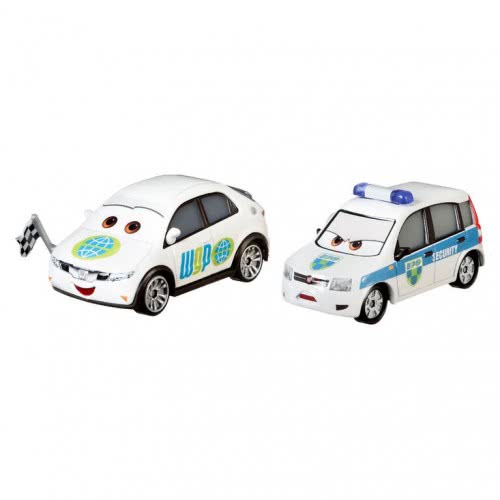 Mattel Disney Pixar Cars Security Guard & Race Starter Αυτοκινητάκια Σετ Των 2 DXV99 / GXG73 887961956566