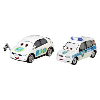 Mattel Disney Pixar Cars Security Guard & Race Starter Αυτοκινητάκια Σετ Των 2 DXV99 / GXG73 887961956566