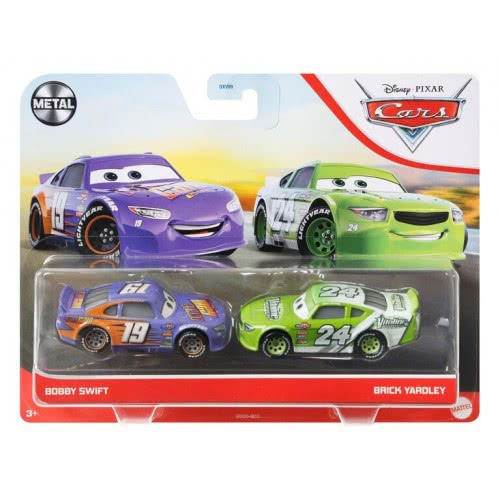 Mattel Disney Pixar Cars Bobby Swift And Brick Yardley Αυτοκινητάκια Σετ Των 2 DXV99 / GRR20 887961910339
