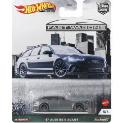 Mattel Hot Wheels Car Culture Fast Wagons 17 Audi RS 6 Avant FPY86 / GRJ65 887961906165