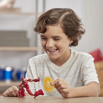 Hasbro Marvel Avengers Bend Και Flex Action Figure, 6-Ιντσών Iron Man Περιλαμβάνει Αξεσουάρ Έκρηξης E7377 / E7870 5010993791996