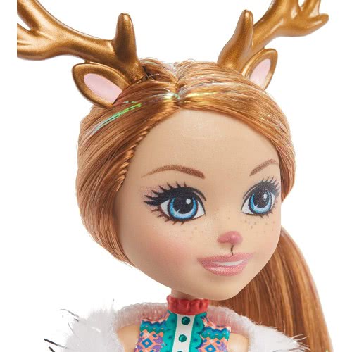 Mattel Enchantimals Rainey Reindeer Small Doll (6-In) With 3 Animal Figures GJX43 / GNP17 887961875256