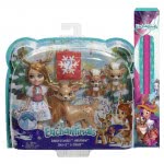 Mattel Enchantimals Rainey Reindeer Small Doll (6-In) With 3 Animal Figures GJX43 / GNP17 