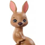Mattel Enchantimals Kamilla Kangaroo (6-In/15.2-Cm) With 3 Animal Figures And 1 Bottle Accessory GJX43 / GTM31 887961917857