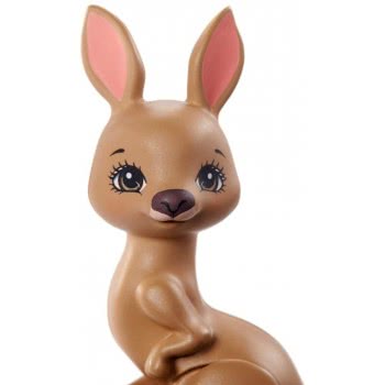 Mattel Enchantimals Kamilla Kangaroo Doll (6-In/15.2-Cm) With 3 Animal Figures And 1 Bottle Accessory GJX43 / GTM31 887961917857