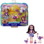 Mattel Enchantimals Ofelia Ostrich Doll (6-In/15.2-Cm) With 3 Animal Figures, Sunny Savanna Collection GJX43 / GTM32 