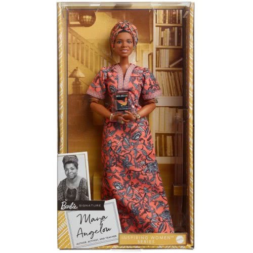 Mattel Maya Angelou Barbie Inspiring Women Doll GXF46 887961955286