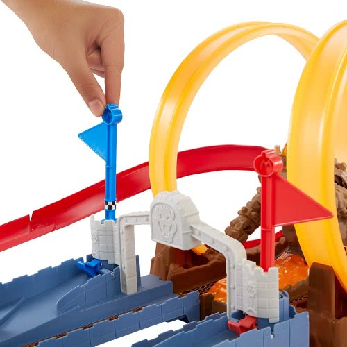 Mattel Hot Wheels Mariokart Bowsers Castle Chaos Το Κάστρο Του Μπάουζερ Πίστα GNM22 887961873597