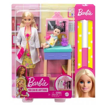 Mattel Pediatrician Doll Blonde DHB63 / GTN51 