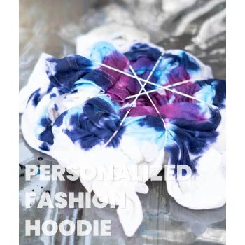 FunkyFish Tie Dye Hoodie Kit Μπλούζα Φούτερ Ενηλίκων Σετ 300-30061 7297473683066