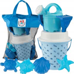 ANDRONI Giocattoli Sea Shell Summer Bag With Bucket And Beach Toys 7204-00SH 8000796152046