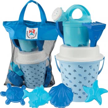 ANDRONI Giocattoli Sea Shell Summer Bag With Bucket And Beach Toys 7204-00SH 8000796152046