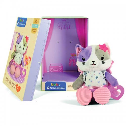 Clementoni Baby For You Newborn Baby Plush Katy The Kitty For 0+ Months 1000-17420 8005125174201