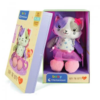 Clementoni Baby For You Newborn Baby Plush Katy The Kitty For 0+ Months 1000-17420 8005125174201