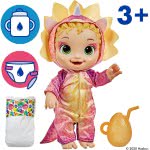 Hasbro Baby Alive Dino Cuties Doll, Triceratops, Doll Accessories, Drinks, Wets, Triceratops Dinosaur F0933 5010993786831