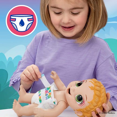 Hasbro Baby Alive Dino Cuties Doll, Triceratops, Doll Accessories, Drinks, Wets, Triceratops Dinosaur F0933 5010993786831