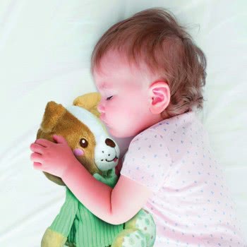 Clementoni Baby For You Βρεφικό Χνουδωτό Γλυκό Σκυλάκι Σε Κουτί Δώρου Για 0+ Μηνών 1000-17417 8005125174171