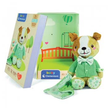Clementoni Baby For You Newborn Baby Plush Pete The Puppy For 0+ Months 1000-17417 8005125174171