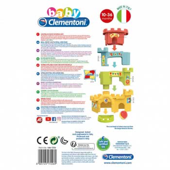 Clementoni Baby For Βρεφικό Παιχνίδι Πυραμίδα Με Μπάλα Για 10-36 Μηνών 1000-17226 8005125172269