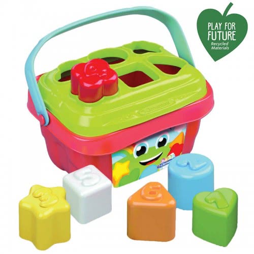 Clementoni Baby For Βρεφικό Παιχνίδι Κουβαδάκι Με Σχήματα Για 10-36 Μηνών 1000-17106 8005125171064