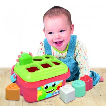 Clementoni Baby Play For Future Baby Toddler Toy Shapes Sorter Bucket For 10-36 Months 1000-17106 8005125171064