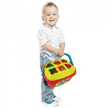 Clementoni Baby For Βρεφικό Παιχνίδι Κουβαδάκι Με Σχήματα Για 10-36 Μηνών 1000-17106 8005125171064