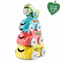 Clementoni Baby For Βρεφικό Παιχνίδι Πυραμίδα Με Οχήματα Για 10-36 Μηνών 1000-17111 8005125171118