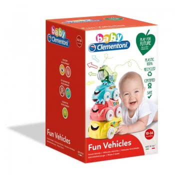 Clementoni Baby Play For Future Baby Toddler Toy Fun Vehicles For 10-36 Months 1000-17111 8005125171118