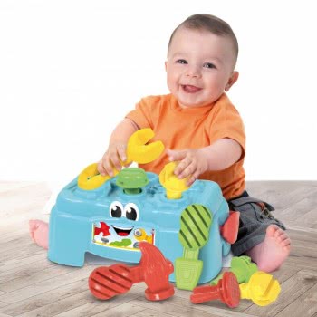 Clementoni Baby Play For Future Baby Toddler Toy Workbench For 10-36 Months 1000-17042 8005125170425