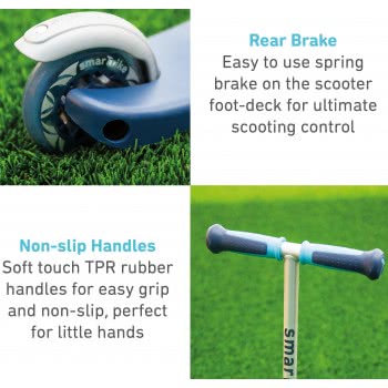 smartrike Children Scooter T3 Blue 53100800 4897025795044