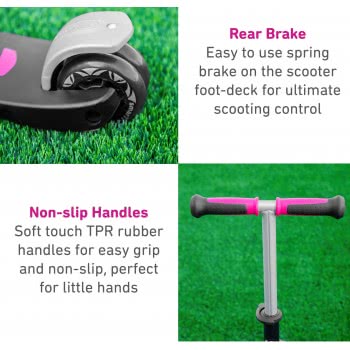smartrike Παιδικό Πατίνι - Scooter T5 Pink Ροζ 53110100 4897025795075