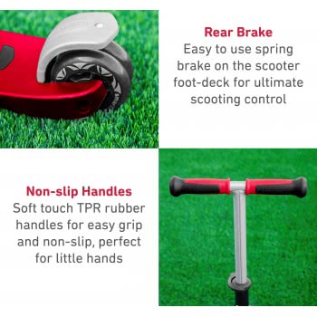 smartrike Παιδικό Πατίνι - Scooter T5 Red Κόκκινο 53110500 4897025798731