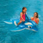 INTEX ΖΩΑ ΦΟΥΣΚΩΤΑ ΦΑΛΑΙΝΑ Lil’ Whale Ride-On 58523 6941057455235