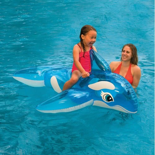 INTEX Φουσκωτή Φάλαινα Lil’ Whale Ride-On 152X114εκ 58523 6941057455235