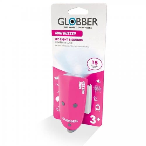 Globber Mini Buzzer Led Light And Sounds Rosa 530-110 4895224400882