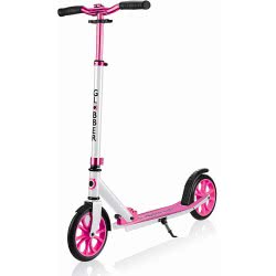 Globber 2 Wheel Scooter, White-Pink NL 205 684-110 4895224401506