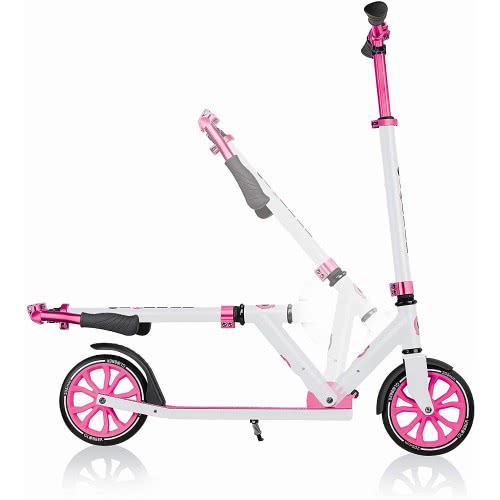 Globber 2 Wheel Scooter, White-Pink NL 205 684-110 4895224401506