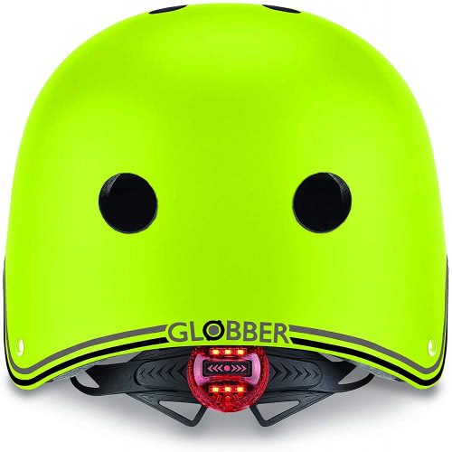 Globber Κράνος Junior Primo Lights Lime Green Unisex-Youth, XS-S(48-53Cm) 505-106 4897070184411