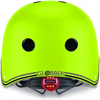 Globber Κράνος Junior Primo Lights Lime Green Unisex-Youth, XS-S(48-53Cm) 505-106 4897070184411