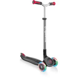 Globber Scooter Elite Master Lights Black - Red 662-120 4895224401421
