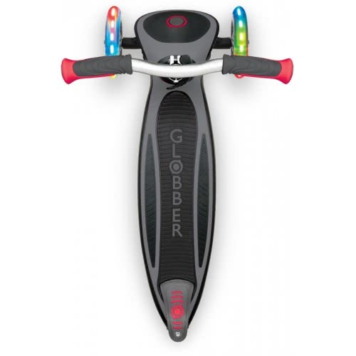 Globber Scooter Elite Master Lights Black - Red 662-120 4895224401421