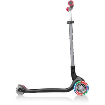 Globber Scooter Elite Master Lights Black - Red 662-120 4895224401421